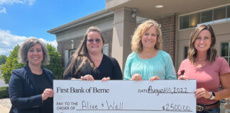 Bank donates to Alive & Well