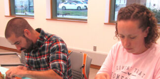 Fairy gardens under construction