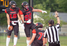 Tigers defend the den in rout over Squires; Kunkel ties the school wins record