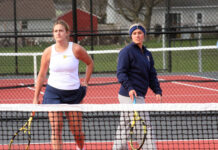 Knights open tennis season with sweep over the Tigers