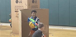 Nerf War at the City Gym