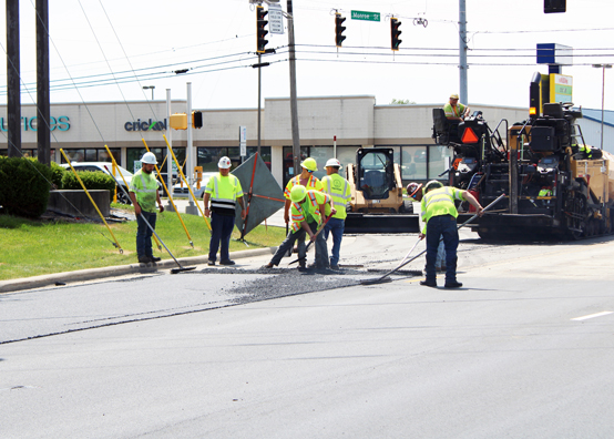 Paving progress | News Banner