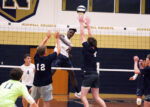 Knights sweep rival Braves to captures 1st boys’ volleyball win