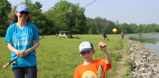 Fishing derby at Ouabache
