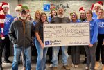 First Bank of Berne donates to Brokn Axole’s Crusin 4 Christmas