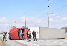 High winds cause damage, power outages across Wells County
