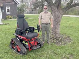 All terrain scooter draws interest at Ouabache