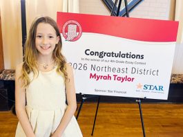 Wells County student wins essay contest