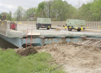 Markle bridge cutting