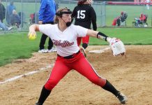 Ault goes seven strong innings, lifts Tigers in county softball clash