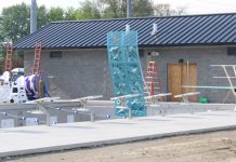 Going vertical at the pool