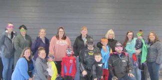 Superhero’s walk in the rain