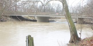 Wabash river rising