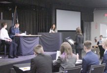 Students get view into courtroom, practice trial