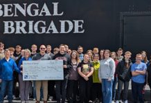 First Bank of Berne donates to Bluffton Bengal Brigade