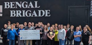 First Bank of Berne donates to Bluffton Bengal Brigade