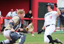 No. 6 Barons take down the Knights in high stakes NE8 Conference baseball action