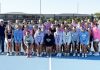 Knights clinch share of Northeast 8 girls’ tennis title with win vs. Eagles