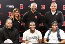 Tigers’ running back Moore signs with Trine University for football