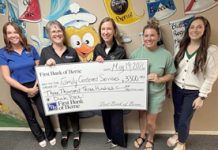 First Bank of Berne sponsors the FCS Duck Race