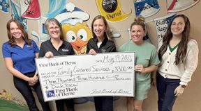 First Bank of Berne sponsors the FCS Duck Race