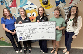 First Bank of Berne sponsors the FCS Duck Race