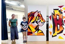 Students use grant to create mural