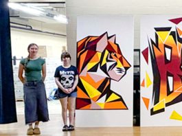 Students use grant to create mural