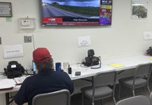 Emergency Operations Center set up for weather