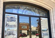 Bluffton marks 100 years of City Hall with new window installation