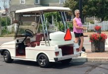 Ossian introduces new golf cart for watering plants