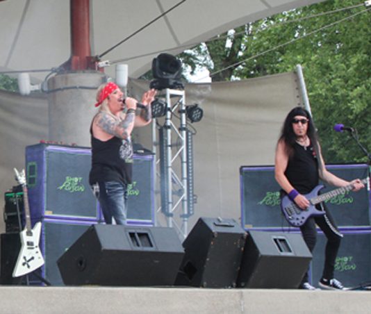 Shot of Poison rocks Kehoe