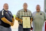 Poneto fire chief recognized