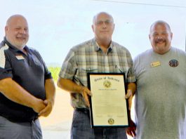 Poneto fire chief recognized