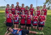 Raider girls, Rogers place 2nd