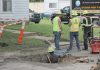 Lead lines on Miller Street