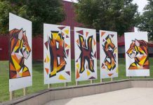Bluffton High School celebrates student mural