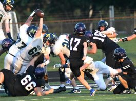Lions hand the Knights their first loss in NE8 opener