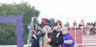 Bands perform during On the Banks of the Wabash