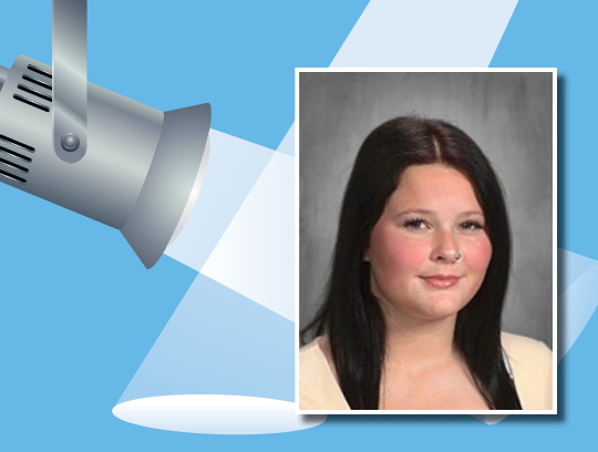 Norwell Internship Spotlight award -- Rhilyn Bouvier