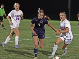 Knights frustrated in loss to Patriots, fall by one goal