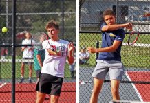 Title-contending Tigers sweep Knights in county tennis