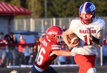 Raiders compete, but Flying Jets soar in home ACAC duel