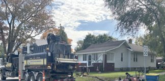 Work on Wabash Street
