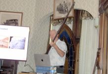 Civil War history shared by Greg Hiday at Snippets program