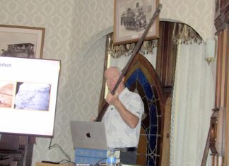 Civil War history shared by Greg Hiday at Snippets program
