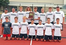 Bluffton three-peats tennis sectional championships