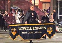 Knights on parade