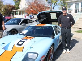 Car show brings motorsports royalty replica