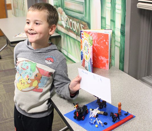 LEGO creations at Ossian